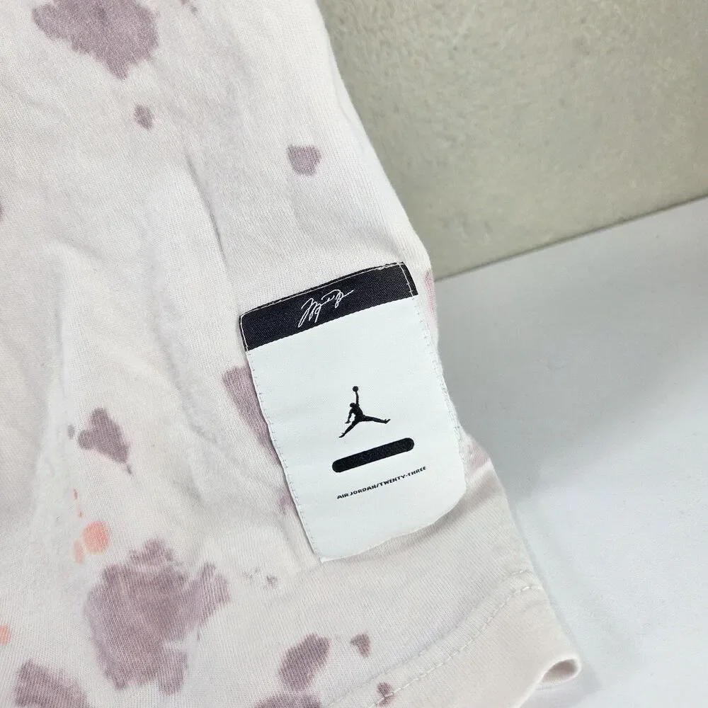 Jordan Sport DNA ‘85 Slam Dunk Tee Peach Purple Tie Dye Michael Jordan Shirt L